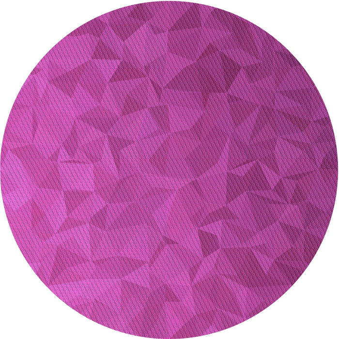 Square Patterned Deep Pink Rug, pat3806pur