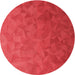 Square Patterned Red Rug, pat3806rd