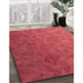 Patterned Red Novelty Rug in Family Room, pat3806