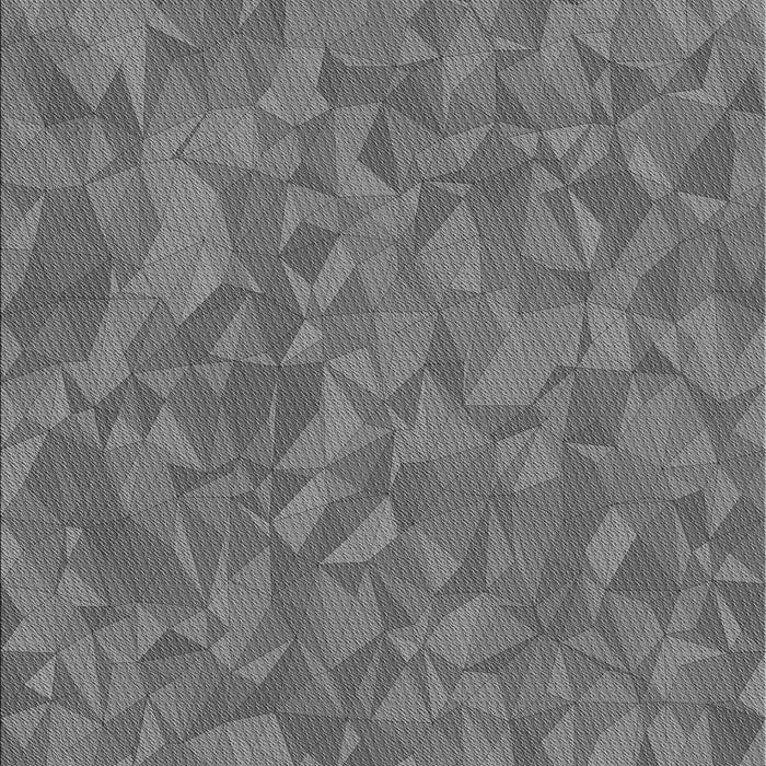 Machine Washable Transitional Carbon Gray Rug, wshpat3807gry