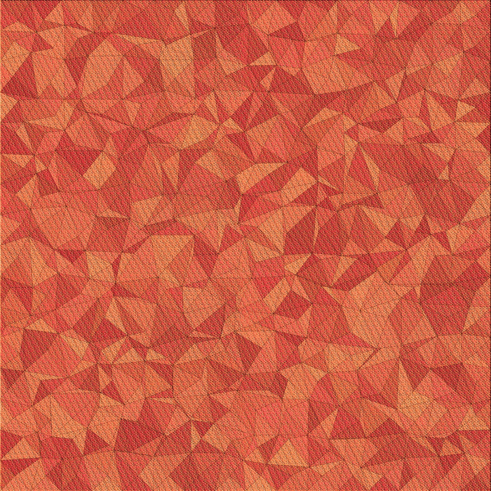 Round Machine Washable Transitional Orange Red Orange Rug, wshpat3807org