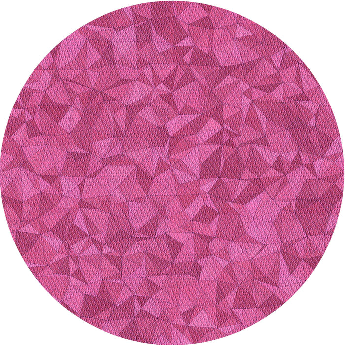 Square Machine Washable Transitional Neon Pink Rug in a Living Room, wshpat3807pur