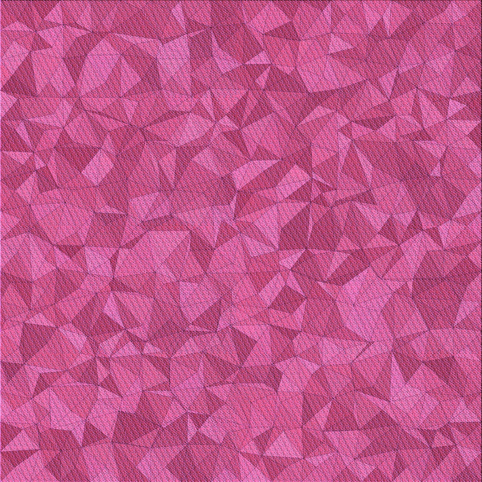 Round Machine Washable Transitional Neon Pink Rug, wshpat3807pur