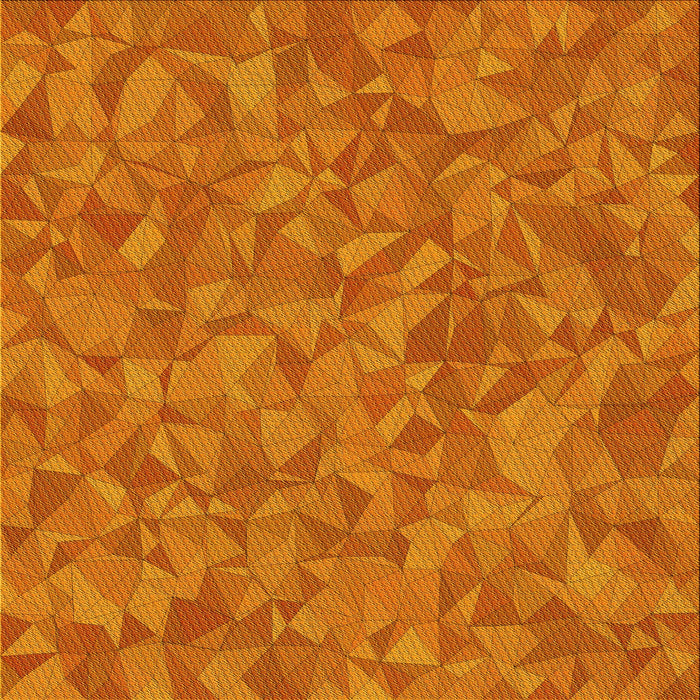 Round Machine Washable Transitional Neon Orange Rug, wshpat3807yw