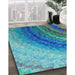 Machine Washable Transitional Blue Rug in a Family Room, wshpat3808lblu