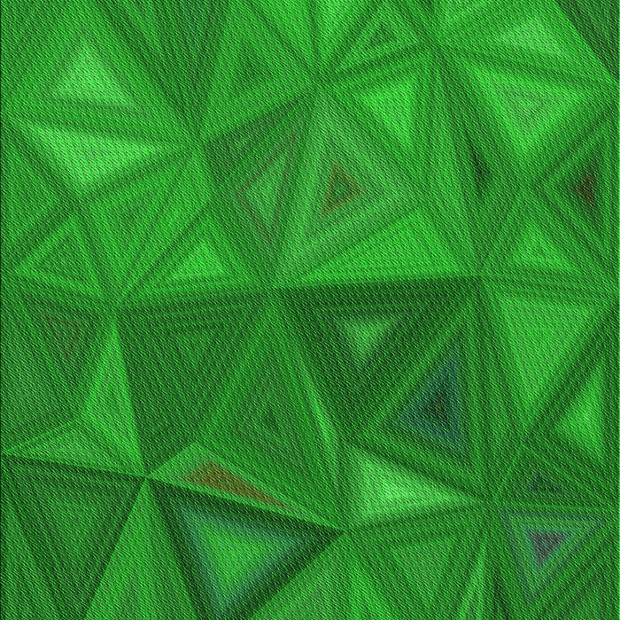 Machine Washable Transitional Green Rug, wshpat3809grn