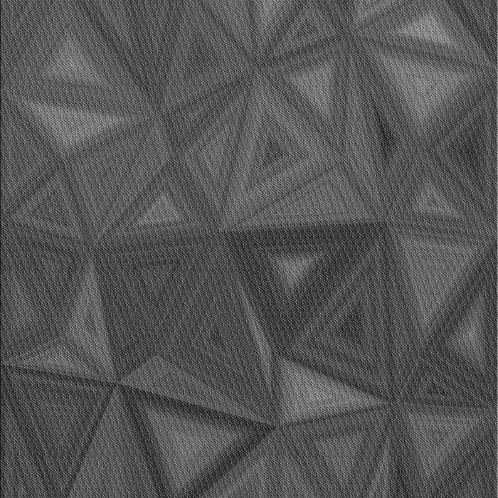 Patterned Smokey Gray Rug, pat3809gry