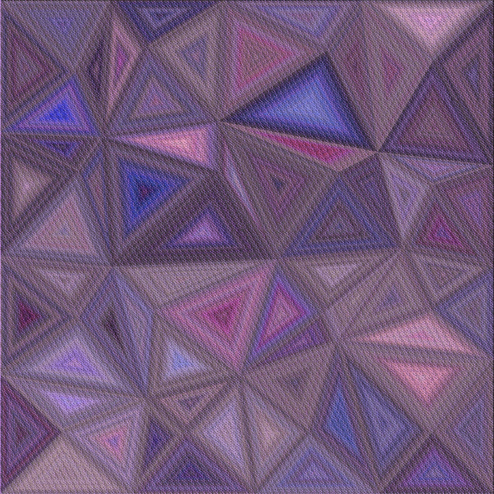 Round Patterned Purple Rug, pat3809pur