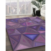 Patterned Purple Rug, pat3809pur