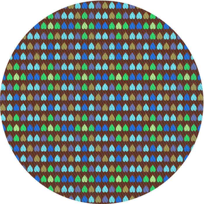 Square Patterned Saffron Red Rug, pat381lblu