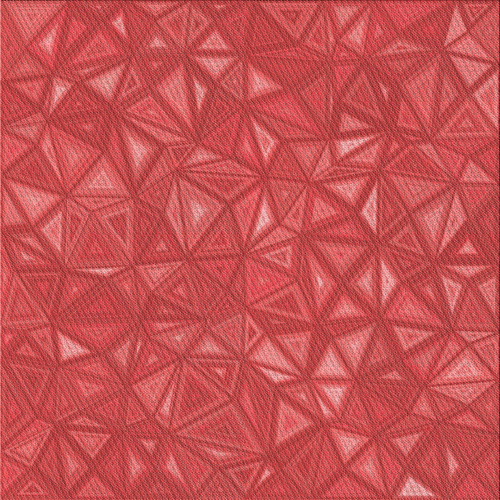 Round Patterned Red Rug, pat3810rd