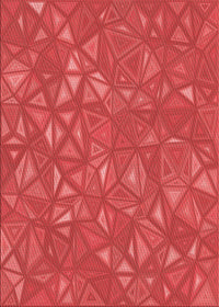 Machine Washable Transitional Red Rug, wshpat3810rd