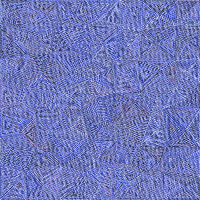 Round Patterned Sky Blue Rug, pat3811blu