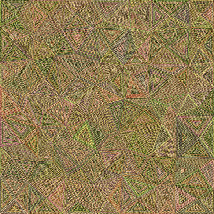 Round Machine Washable Transitional Saddle Brown Rug, wshpat3811brn