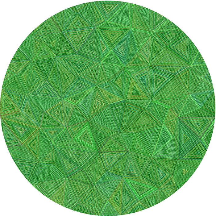 Square Patterned Lime Green Rug, pat3811grn