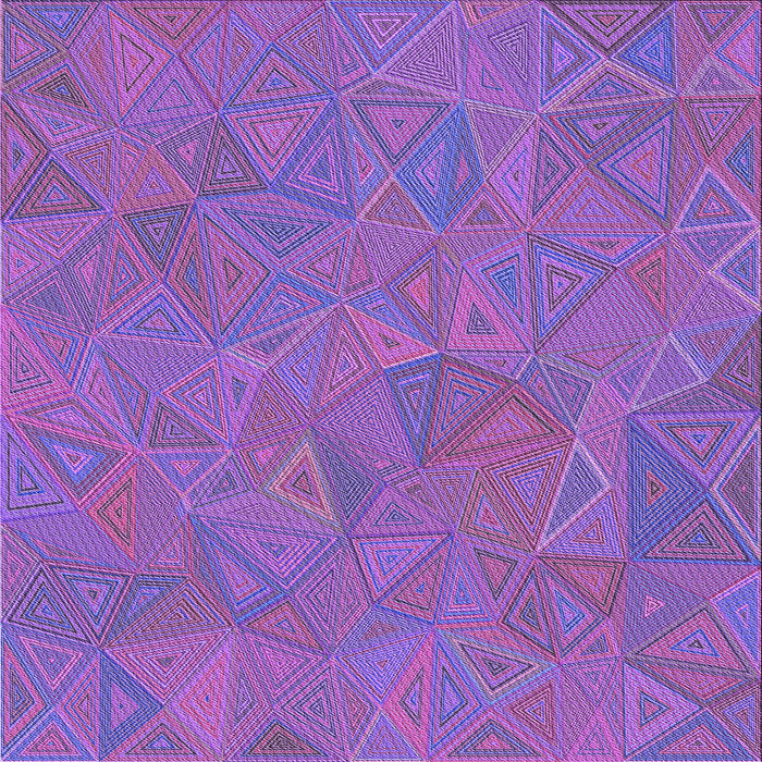 Round Machine Washable Transitional Purple Rug, wshpat3811pur