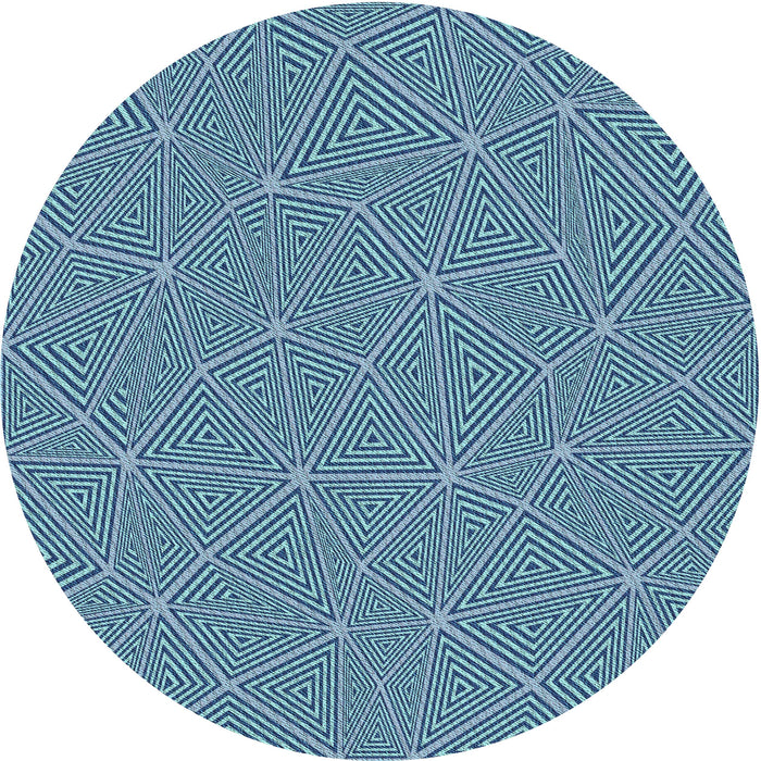 Square Patterned Diamond Blue Rug, pat3812lblu