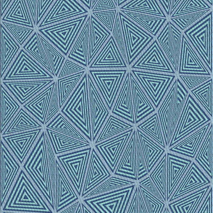 Patterned Diamond Blue Rug, pat3812lblu
