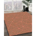 Machine Washable Transitional Orange Rug in a Family Room, wshpat3812org