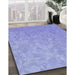 Machine Washable Transitional Light Slate Blue Rug in a Family Room, wshpat3813blu