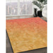 Machine Washable Transitional Orange Red Orange Rug in a Family Room, wshpat3813org