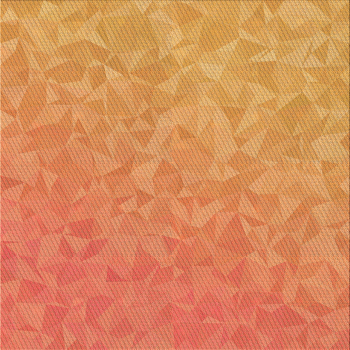 Round Machine Washable Transitional Orange Red Orange Rug, wshpat3813org