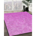 Machine Washable Transitional Violet Purple Rug in a Family Room, wshpat3813pur