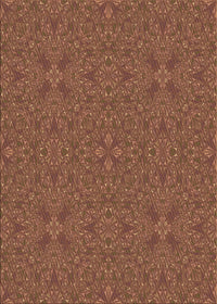 Machine Washable Transitional Brown Red Rug, wshpat3814brn