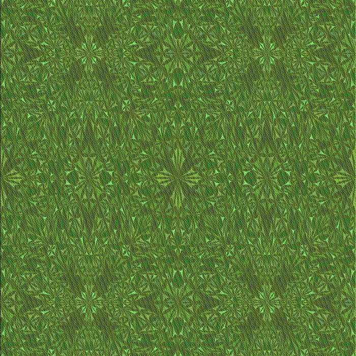Machine Washable Transitional Seaweed Green Rug, wshpat3814grn