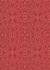 Machine Washable Transitional Red Rug, wshpat3814rd