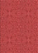 Machine Washable Transitional Red Rug, wshpat3814rd