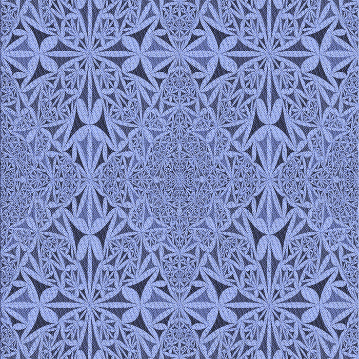 Machine Washable Transitional Sky Blue Rug, wshpat3815blu