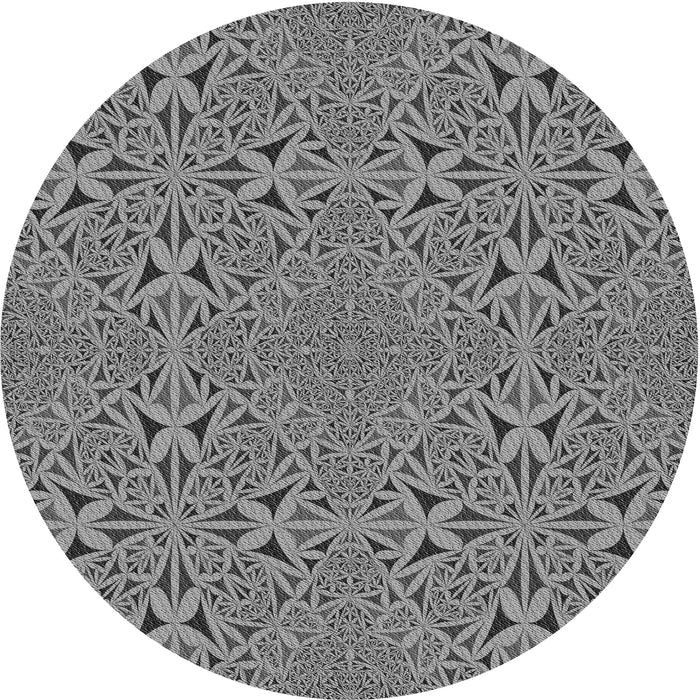 Square Machine Washable Transitional Dark Gray Rug in a Living Room, wshpat3815gry