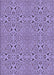 Patterned Bright Lilac Purple Rug, pat3815pur