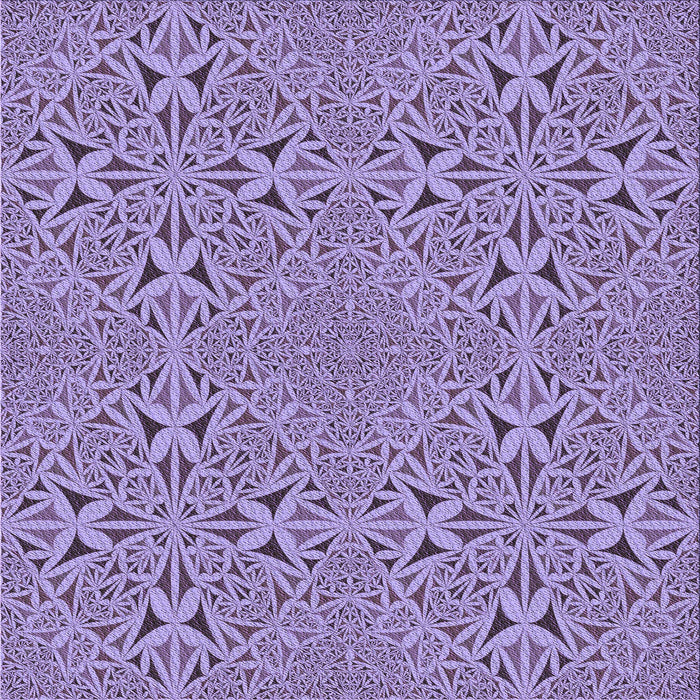 Round Machine Washable Transitional Bright Lilac Purple Rug, wshpat3815pur