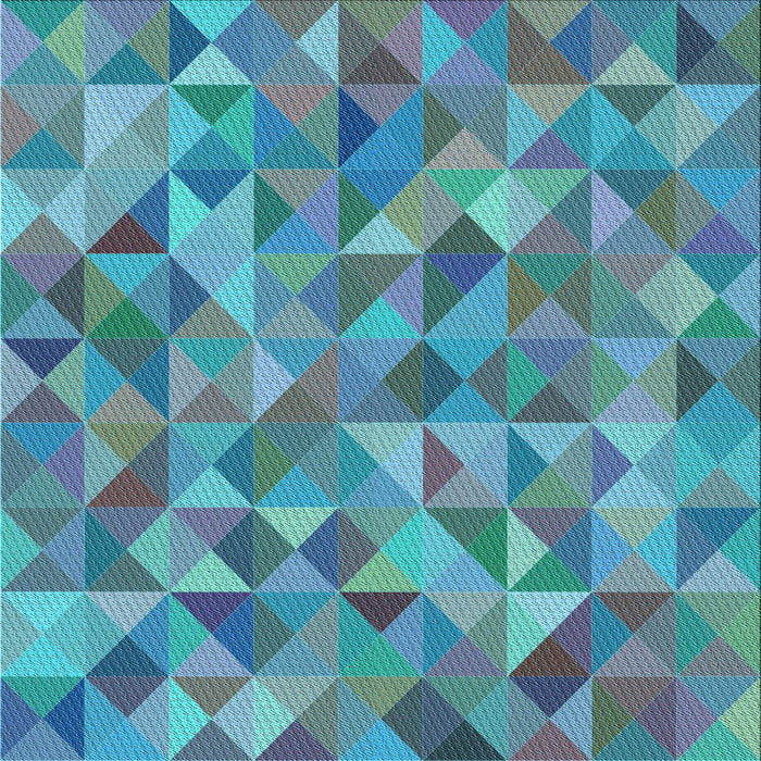 Round Patterned Azure Blue Rug, pat3816lblu