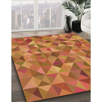 Patterned Red Rug, pat3816org