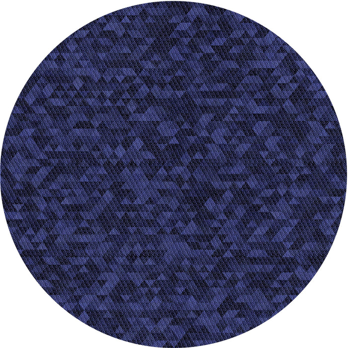 Square Machine Washable Transitional Night Blue Rug in a Living Room, wshpat3817blu
