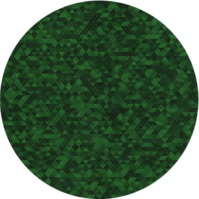Square Patterned Green Rug, pat3817grn