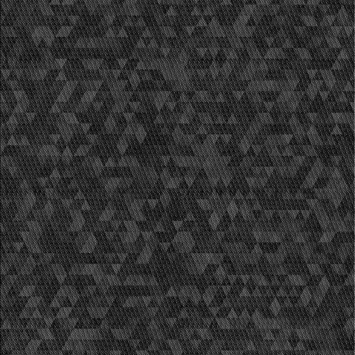 Patterned Midnight Gray Rug, pat3817gry