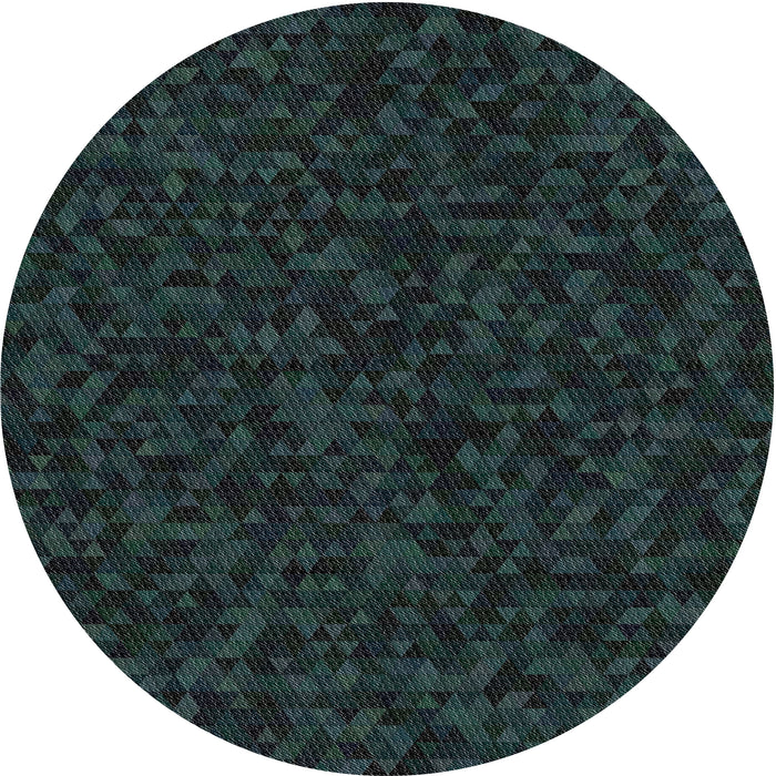 Square Machine Washable Transitional Black Rug, wshpat3817