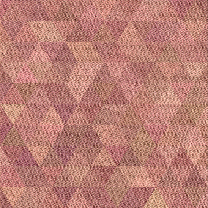 Round Patterned Orange Rug, pat3818brn