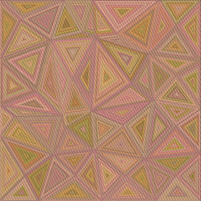 Round Machine Washable Transitional Orange Rug, wshpat3819brn