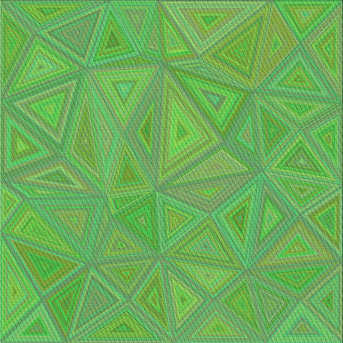 Round Machine Washable Transitional Dark Lime Green Rug, wshpat3819grn