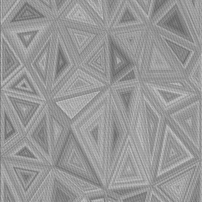 Patterned Cloud Gray Rug, pat3819gry