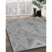Machine Washable Transitional Cloud Gray Rug in a Family Room, wshpat3819gry