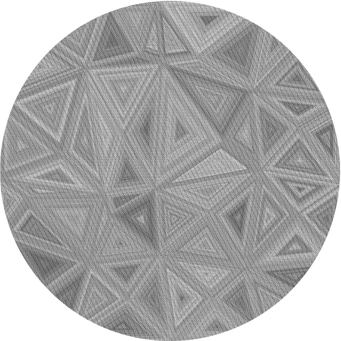 Square Patterned Cloud Gray Rug, pat3819gry