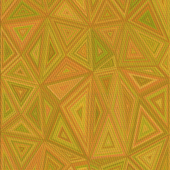 Patterned Orange Rug, pat3819yw