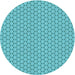 Square Machine Washable Transitional Bright Turquoise Blue Rug in a Living Room, wshpat382lblu