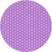 Square Machine Washable Transitional Violet Purple Rug in a Living Room, wshpat382pur